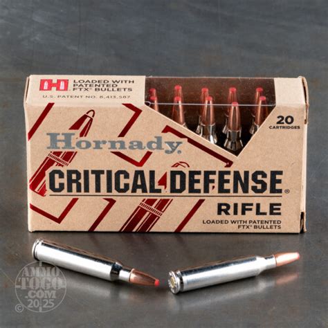 ftcxx|Hornady Critical Defense .223 Remington 73 Grain Flex Tip.